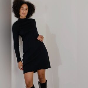 Lilith Mock Neck Mini Dress